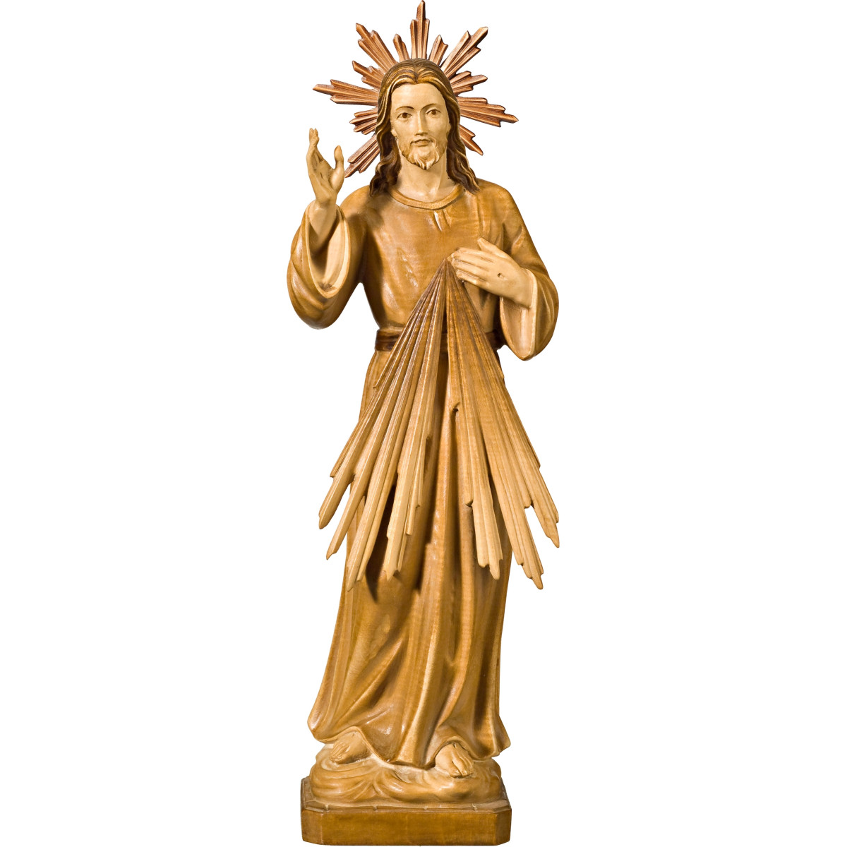 Jesús Misericordioso con aureola